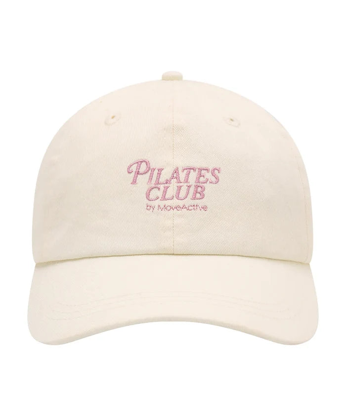[MoveActive] Embroidered Cap - Pilates Club Ivory