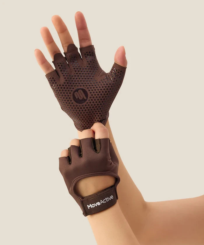 [MoveActive] Grip Gloves - Espresso