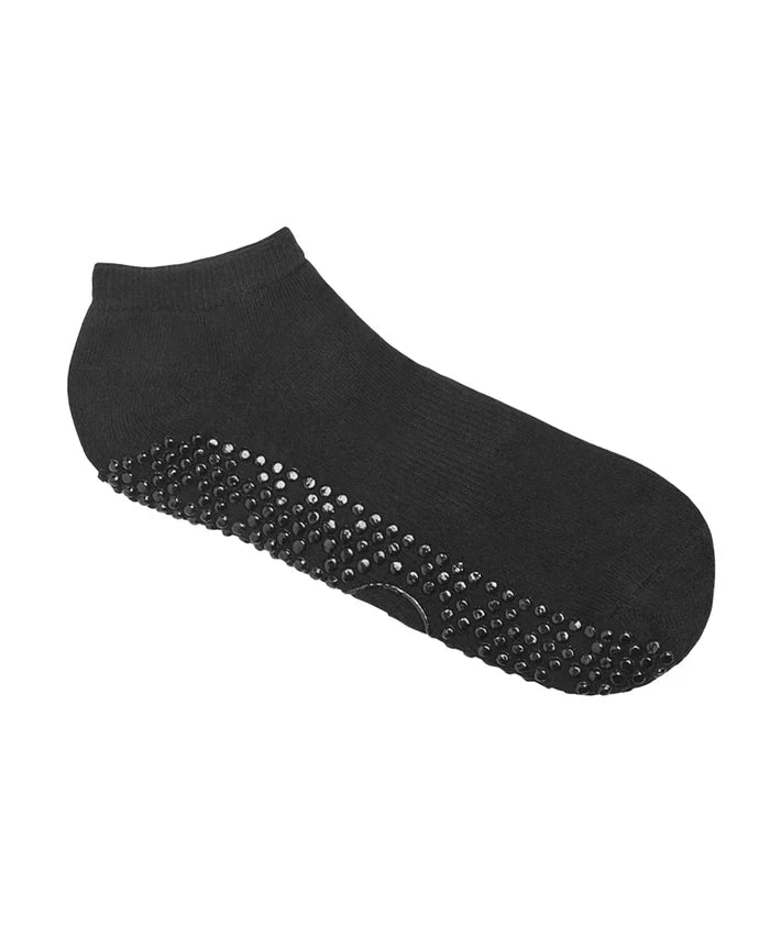 [MoveActive] Low Rise Ankle Grip Socks - Classic Black