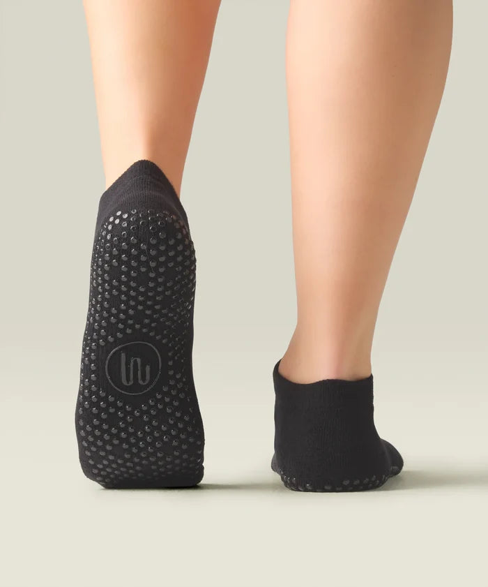 [MoveActive] Low Rise Ankle Grip Socks - Classic Black