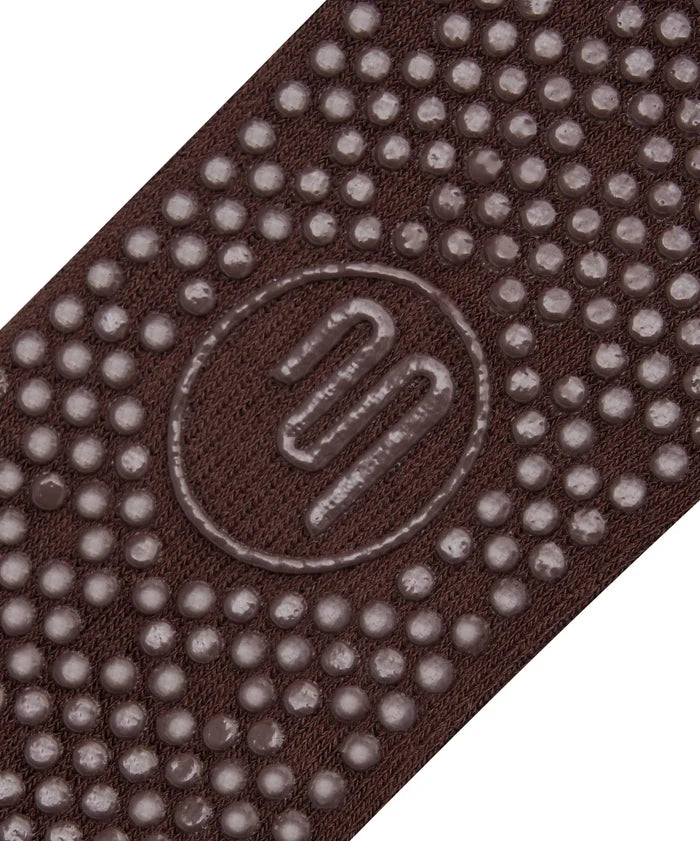 [MoveActive] Low Rise Ankle Grip Socks - Espresso
