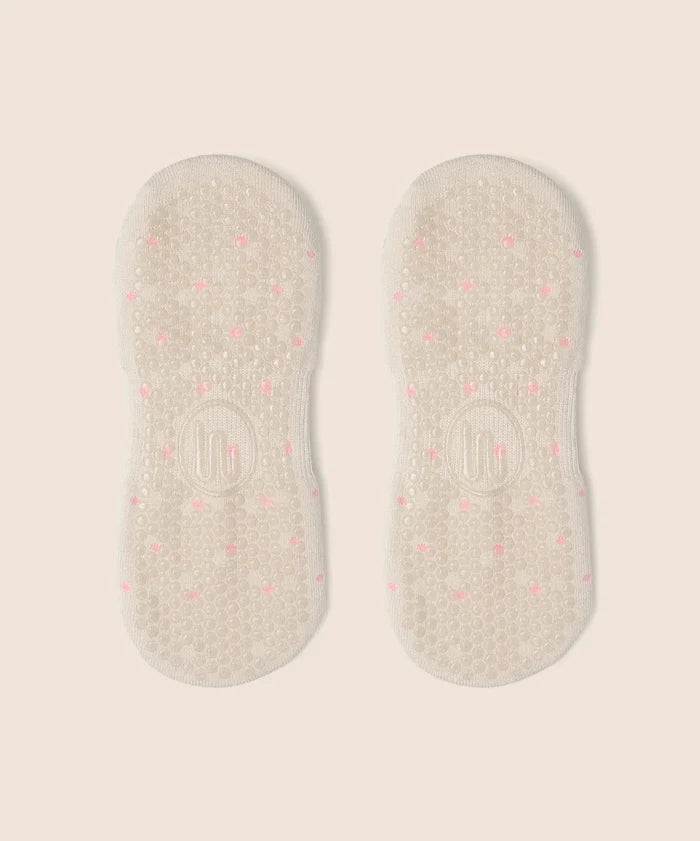 [MoveActive] Low Rise Ankle Grip Socks - Fondant Spots
