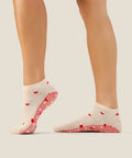 [MoveActive] Low Rise Ankle Grip Socks - Love Me