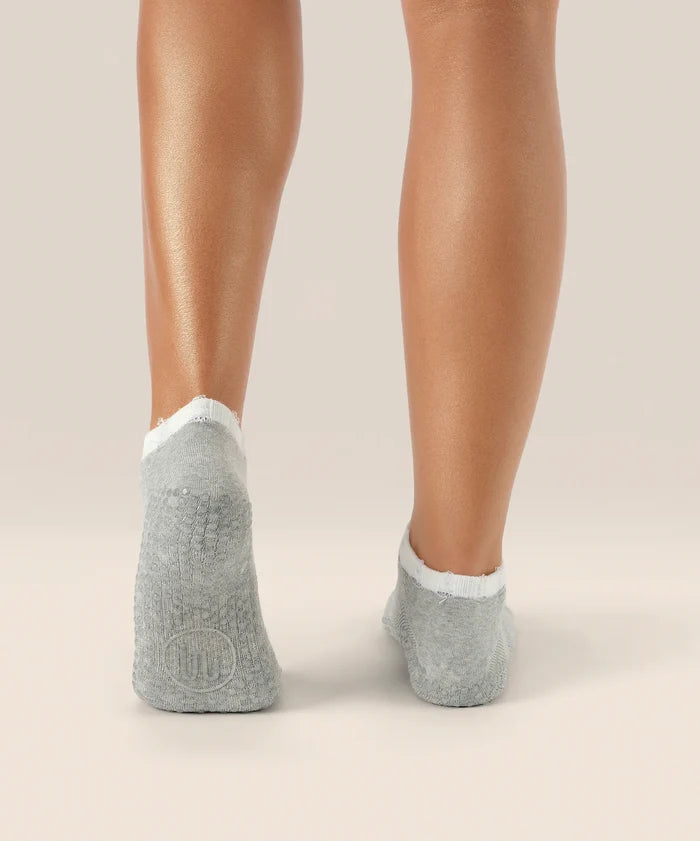 [MoveActive] Low Rise Ankle Grip Socks - Marle Grey