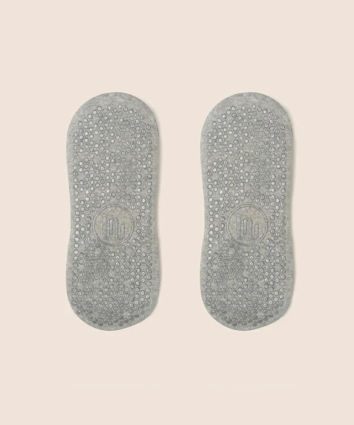 [MoveActive] Low Rise Ankle Grip Socks - Marle Grey