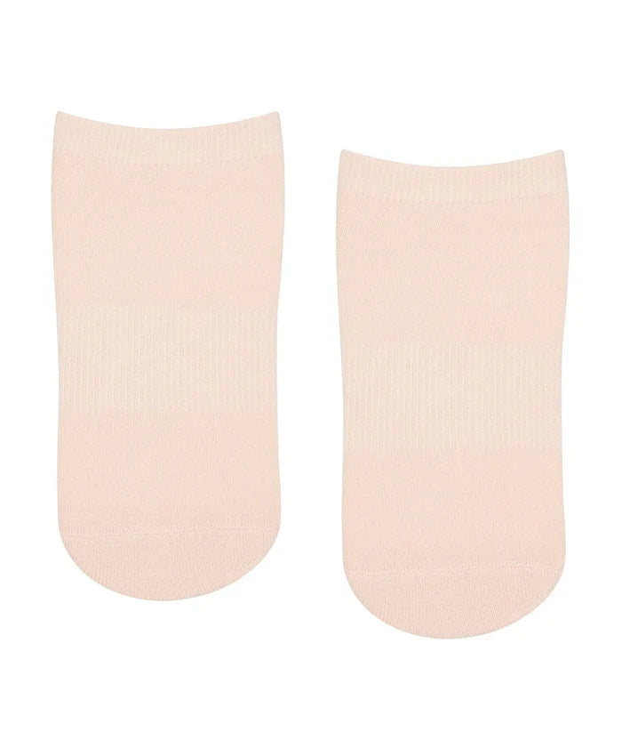 [MoveActive] Low Rise Ankle Grip Socks - Soft Pink