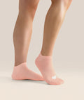 [MoveActive] Low Rise Ankle Grip Socks - Strawberry Heart