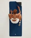[MoveActive] Mat Pilates Grip Towel - Navy Blue