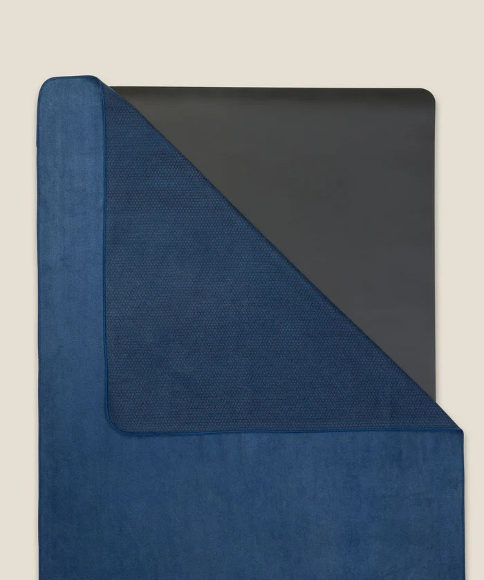 [MoveActive] Mat Pilates Grip Towel - Navy Blue