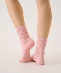 [MoveActive] Scrunch Non Slip Grip Socks - Pink