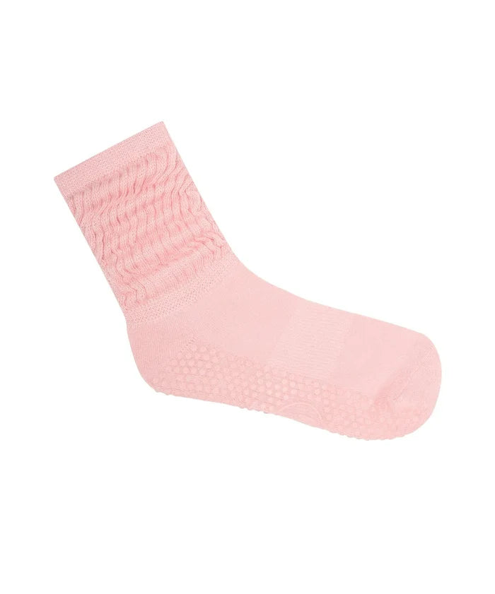 [MoveActive] Scrunch Non Slip Grip Socks - Pink