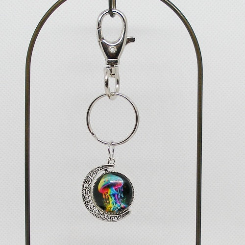 Mushrooms Spinner Keyring