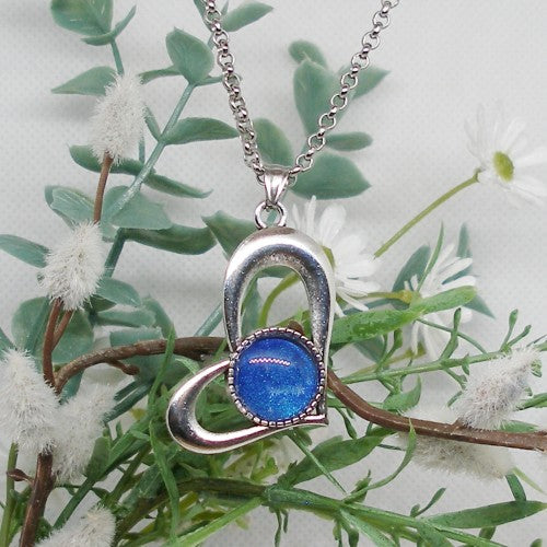 Nail Polish Hearts Pendant Necklaces