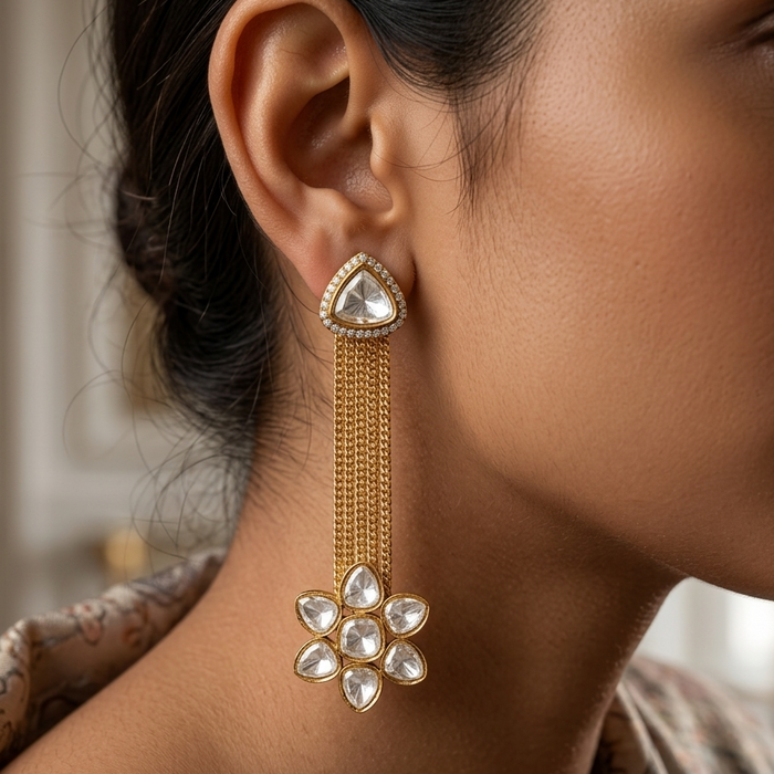 Nayaab Aisha earrings gold
