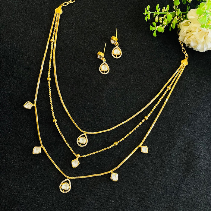 Nayaab Anushka Polki Neckpiece