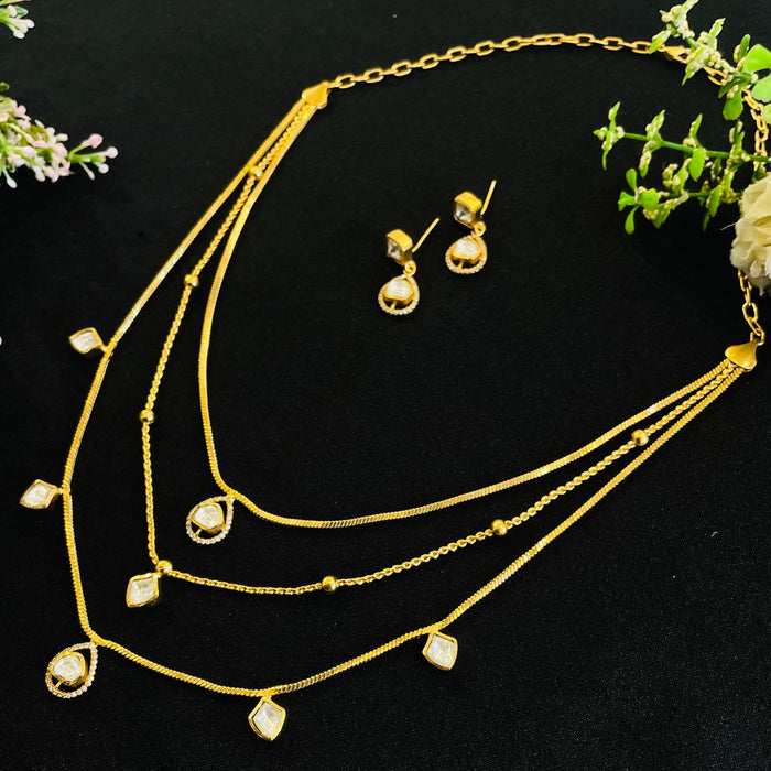 Nayaab Anushka Polki Neckpiece