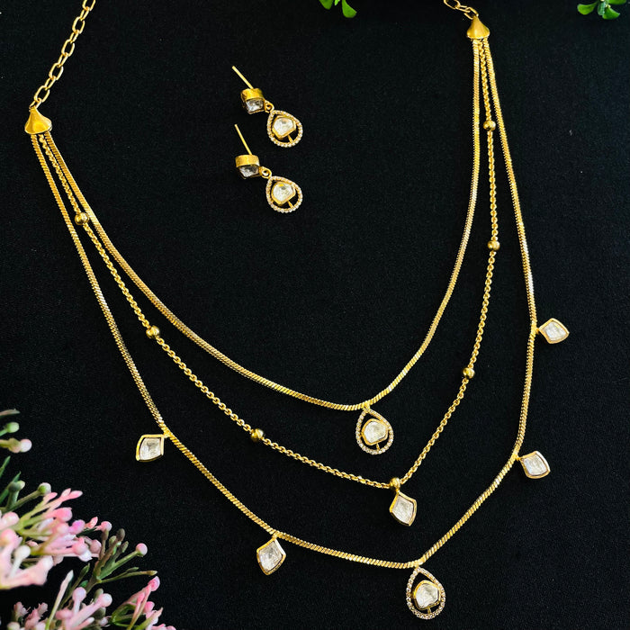 Nayaab Anushka Polki Neckpiece