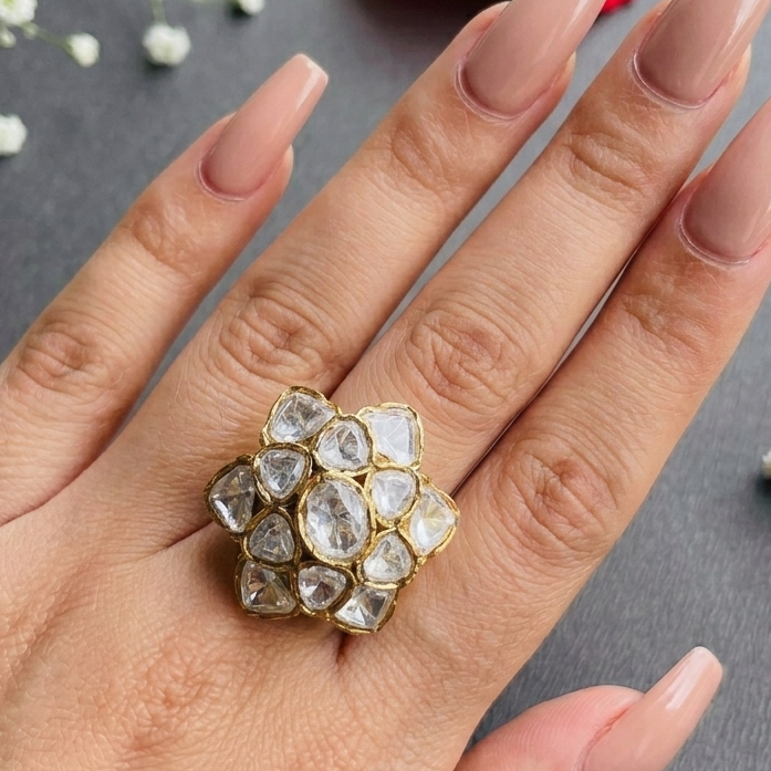 Nayaab Divya  Polki ring