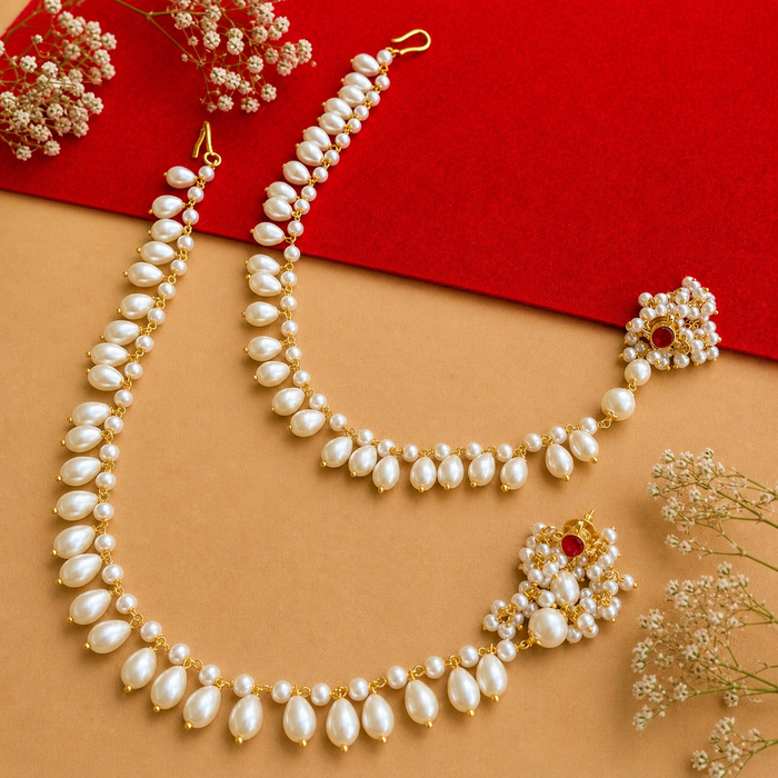 Nayaab isha kanchain earrings