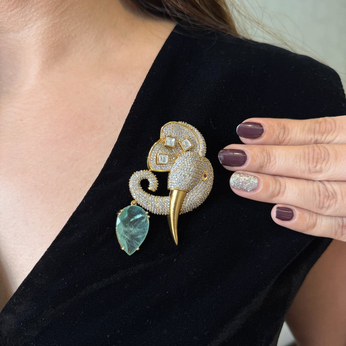 Nayaab Lacey brooch