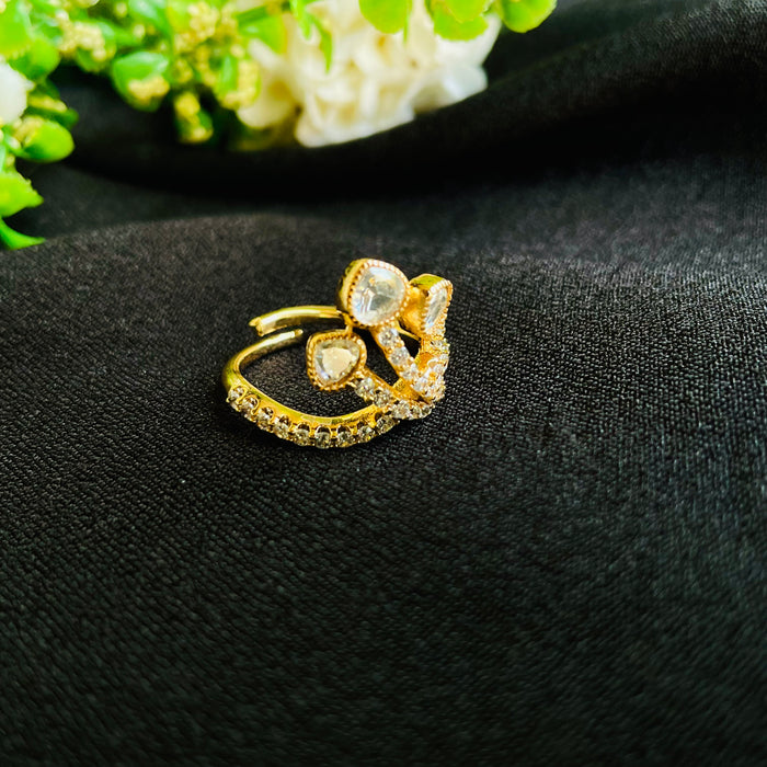 Nayaab Meher Polki Ring adjustable