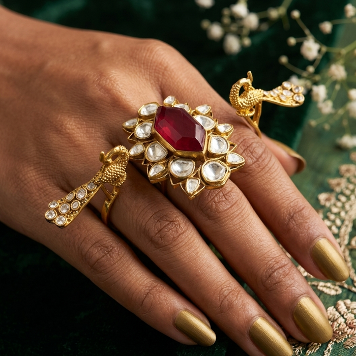 Nayaab Risha Ring adjustable