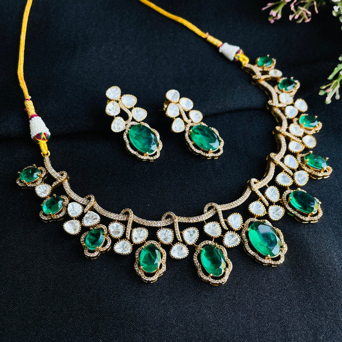 Nayaab Roohi  Polki Neckpiece