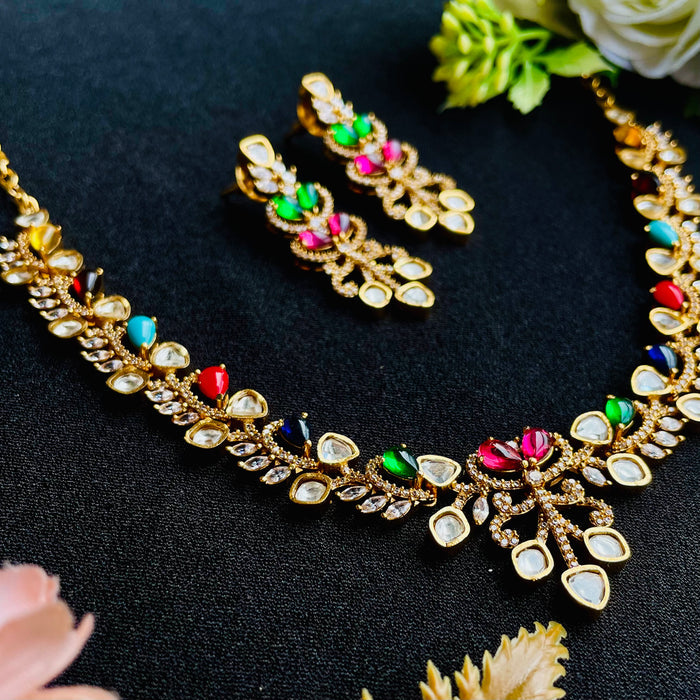 Nayaab Shreya Polki Neckpiece