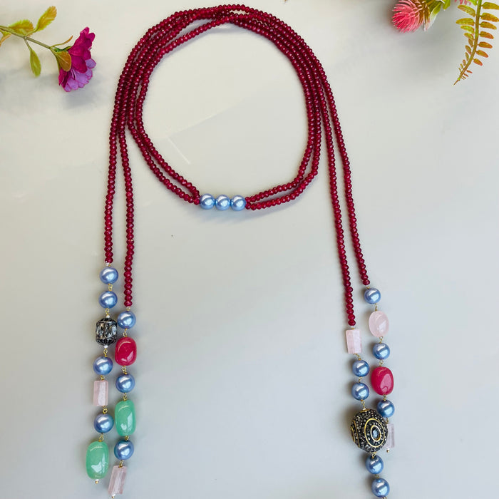 Nayaab Vanessa pearl long mala