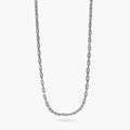 Collana con maglie allungate in acciaio
