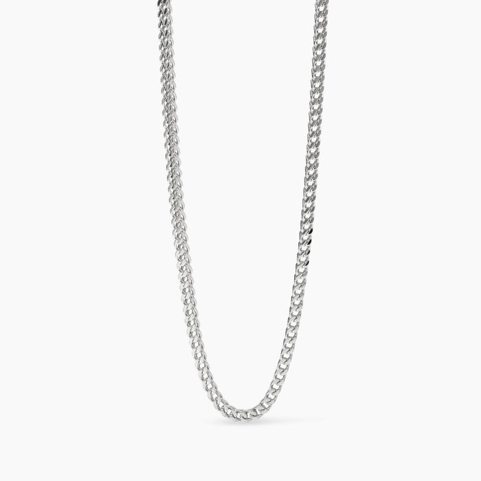 Collana con catena franco in acciaio