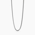 Collana con catena snake in acciaio