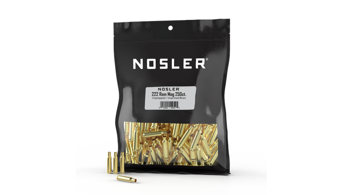 Nosler 222 Remington Magnum Brass 250 Count