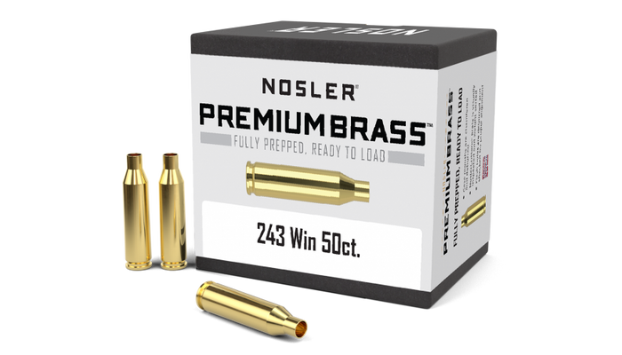 Nosler 243 Winchester Brass 50 Count