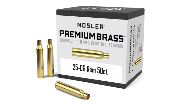 Nosler 25-06 Remington Brass 50 Count