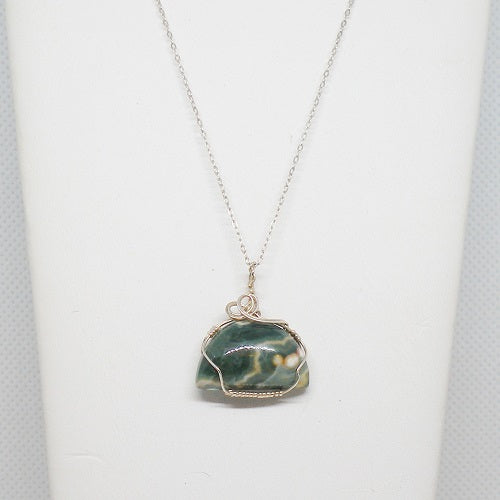 Ocean Jasper Pendant Necklace