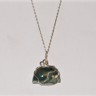 Ocean Jasper Pendant Necklace