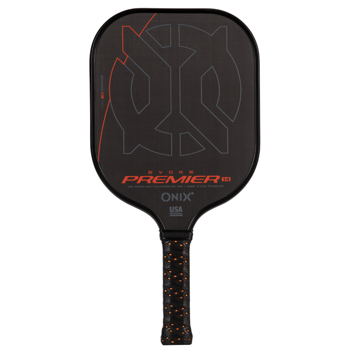 Onix Evoke Premier Pro Raw Carbon Fiber 14 mm Pickleball Paddle