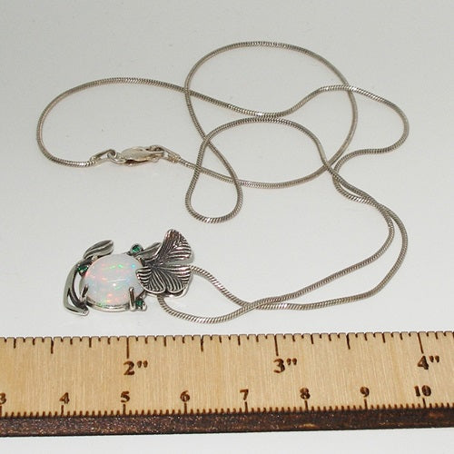 Opal Pendant Necklace