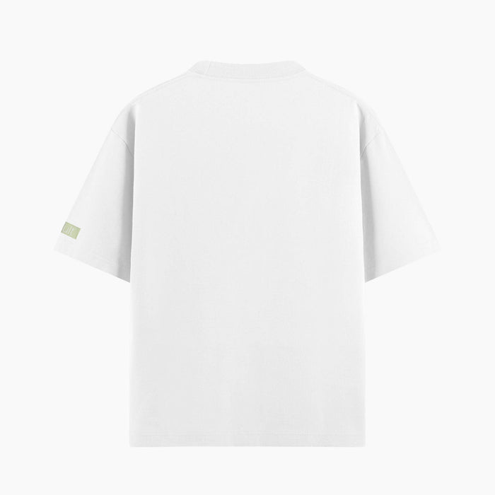 T-shirt oversize con scritta divertente "Non ansiatemi"
