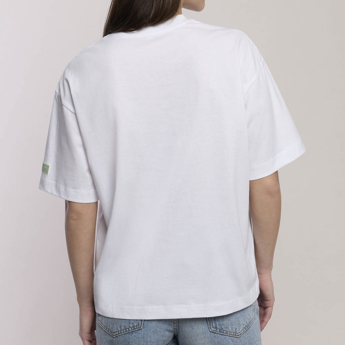 T-shirt oversize con scritta "I was born this way"