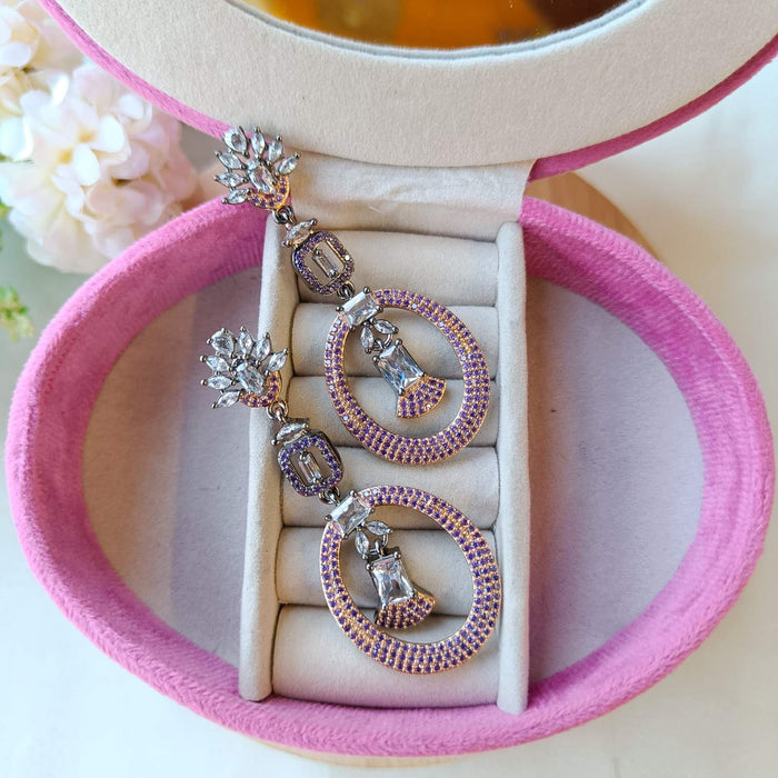 Gold with purple