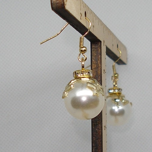 Pearl and Star Ornament Earrings