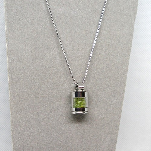 Peridot Chip Necklace