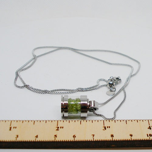 Peridot Chip Necklace