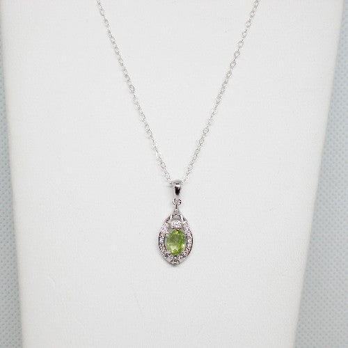 Peridot Pendant Necklace