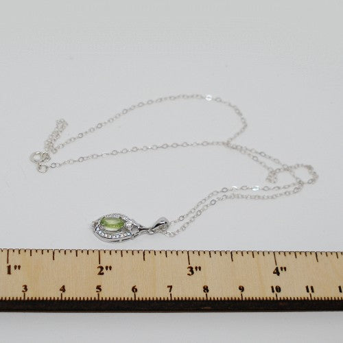 Peridot Pendant Necklace