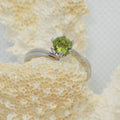 Peridot Solitaire Ring