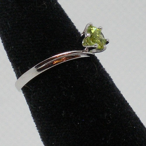 Peridot Solitaire Ring
