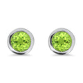 Peridot Stud Earrings